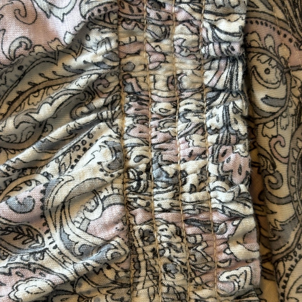 J. Jill Black, Grey, Pink Paisley Blouse - Picture 5 of 9
